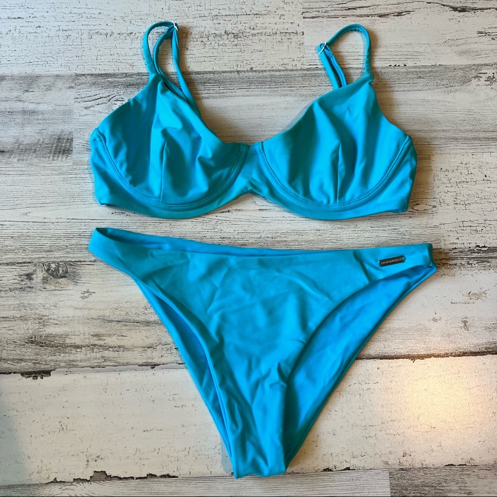SOLD OUT AQUA Blackbough Swimsuit Set OTO